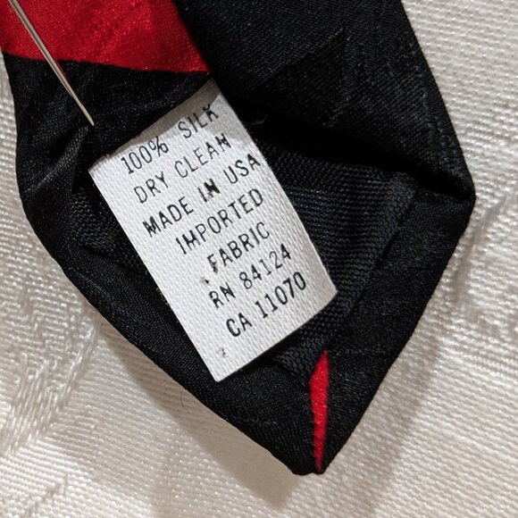 Dilbert Vintage 90s Silk Tie Jacquard Diagonal Stripe Comic Cartoon Funky Fun - Picture 5 of 5